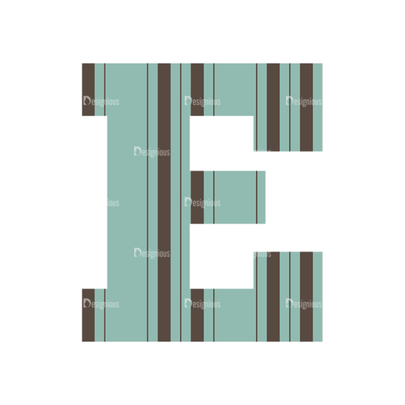 Typographic Characters Vector Set 4 Vector E 1