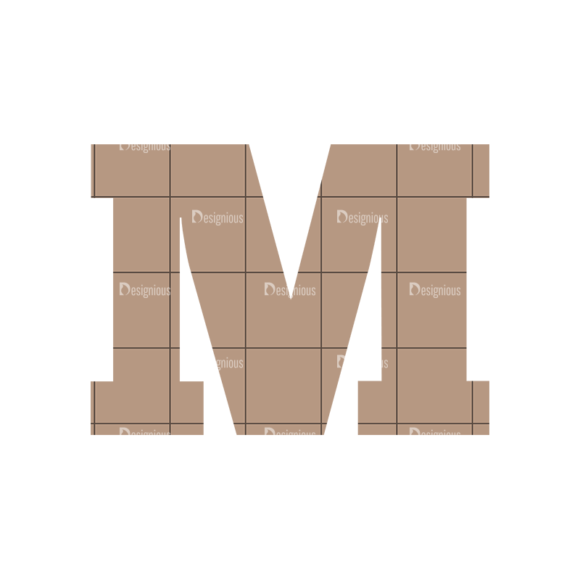 Typographic Characters Vector Set 4 Vector M 1