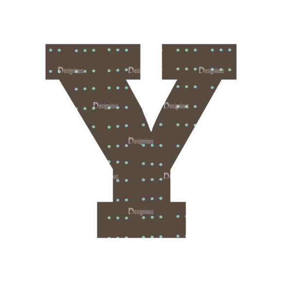 Typographic Characters Vector Set 4 Vector Y 1