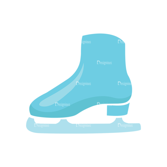 Universal Flat Icons Vector Set 2 Vector Ice Skate 1