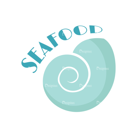 Universal Flat Icons Vector Set 2 Vector Seafood 1