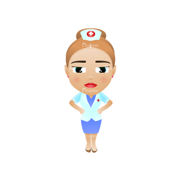 Vector Mascots Nurse Vector Nurse 17 1