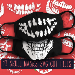 13 White Skull Face Mask Designs