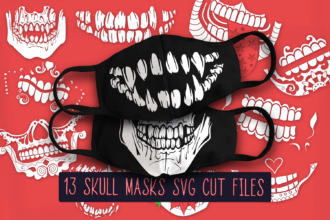 13 White Skull Face Mask Designs