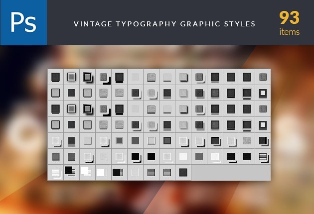 TypeZilla 3: The Super Premium Vintage Typography Set 6
