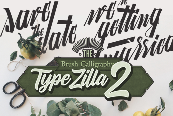 TypeZilla 2: Super Premium Handcrafted Typography Set 1
