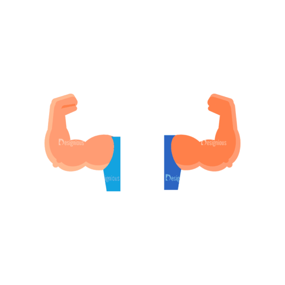 Fitness Muscle Preview Svg & Png Clipart 1