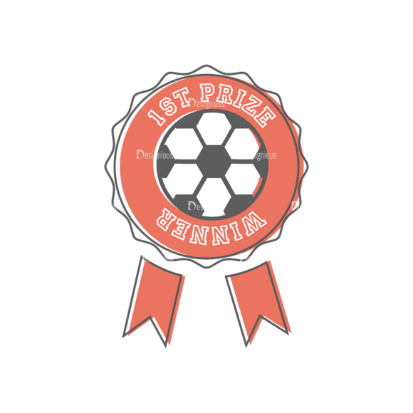 Sport Badges Soccer Preview Svg & Png Clipart 1