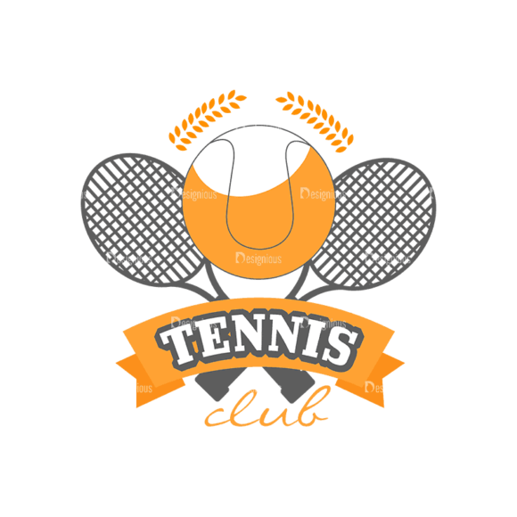 Sport Badges Tennis Preview Svg & Png Clipart 1