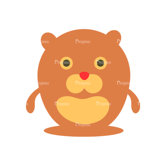 Cute Animals Svg & Png Clipart 1