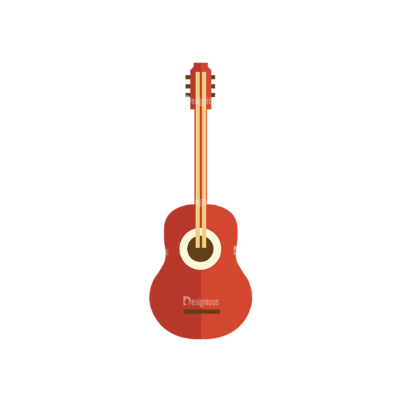 Cute Camping Guitar Svg & Png Clipart 1