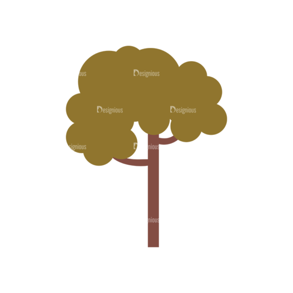 Cute Camping Tree Svg & Png Clipart 1