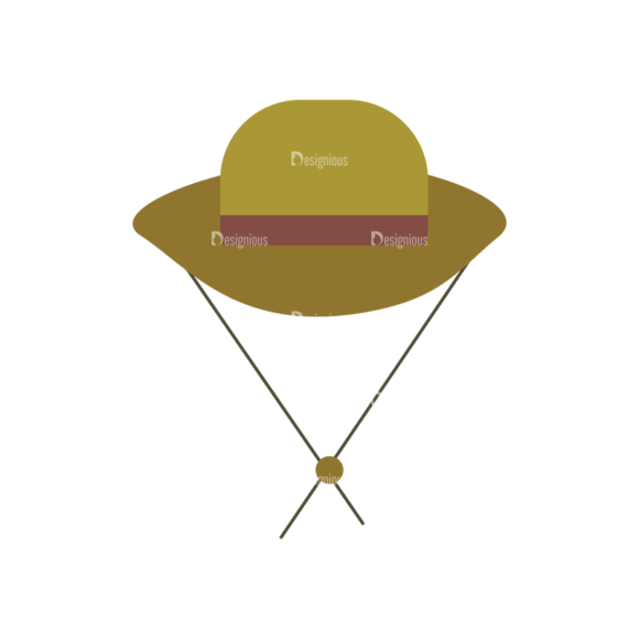 Cute Camping Hat Svg & Png Clipart 1