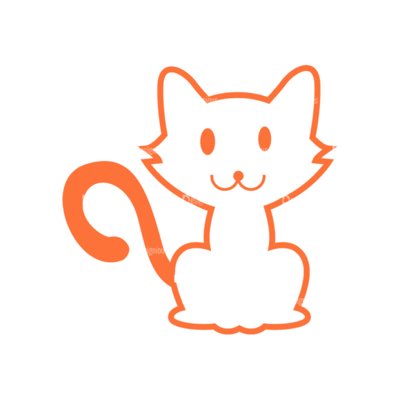 Cute Cats Icons Cat Svg & Png Clipart 1