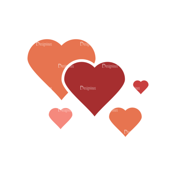 Cute Love Mosnters Heart Svg & Png Clipart 1