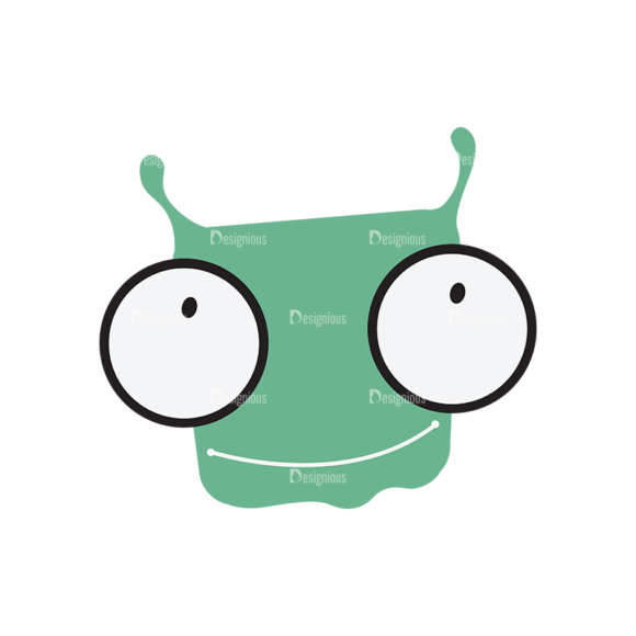 Cute Monsters Monster Svg & Png Clipart 1