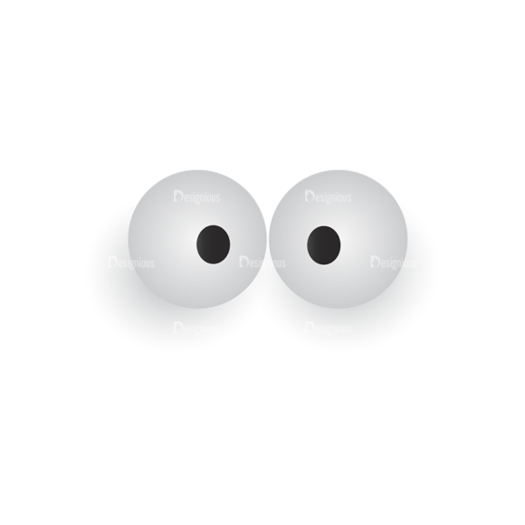 Cute Monsters Eyes Svg & Png Clipart 1