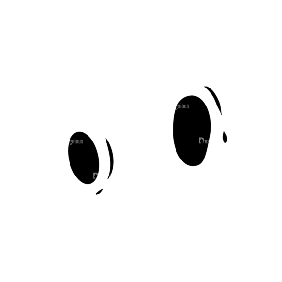 Cute Monsters Eyes Svg & Png Clipart 1