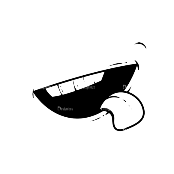 Cute Monsters Mouth Svg & Png Clipart 1