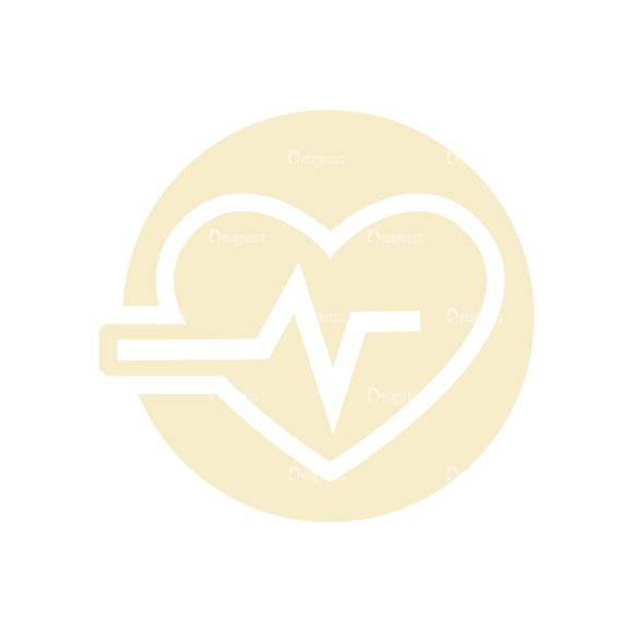 Fitness Logos Heart Beat Svg & Png Clipart 1