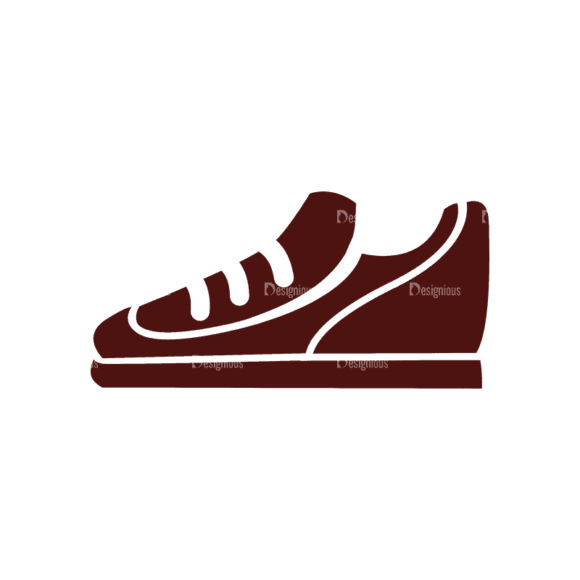 Fitness Elements Shoes Svg & Png Clipart 1