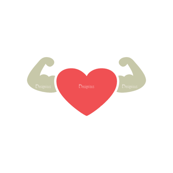 Fitness Arms Svg & Png Clipart 1