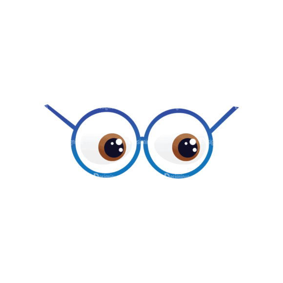 Geek Mascots Eyes Svg & Png Clipart 1