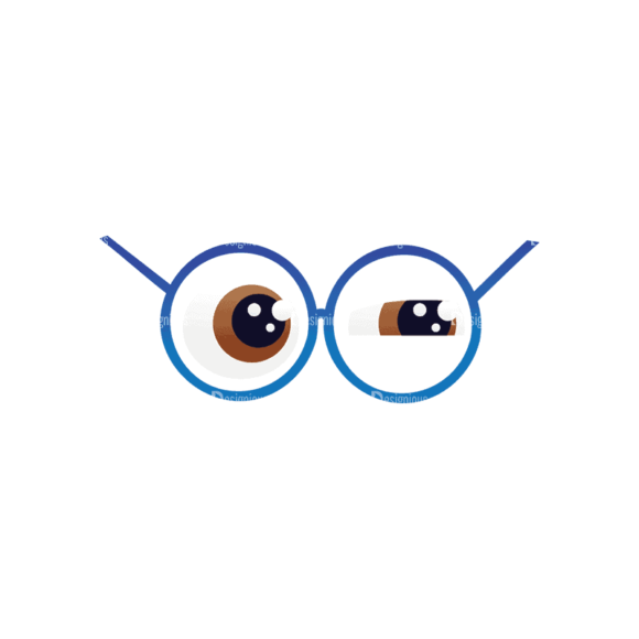 Geek Mascots Eyes Svg & Png Clipart 1