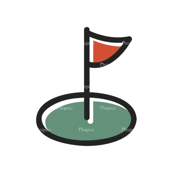 Sports Doodle Golf Svg & Png Clipart 1