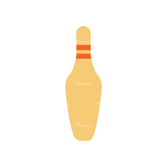 Sports Bowling Pin Svg & Png Clipart 1