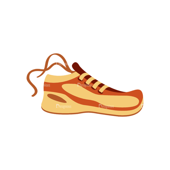 Sports Shoes Svg & Png Clipart 1