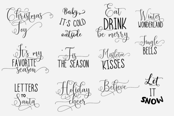 50x Christmas Quotes With Decorations 7