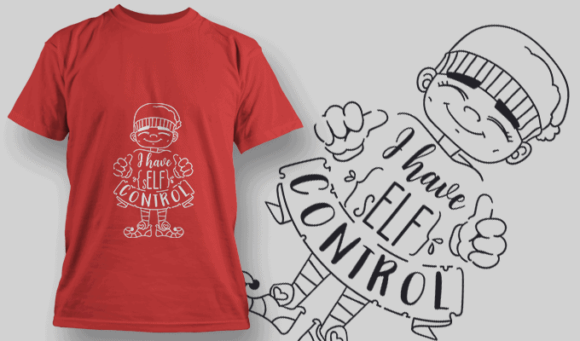 I Have Self Control T Shirt Typography 2154 1