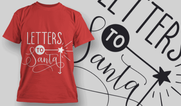 Letters To Santa T Shirt Typography 2171 1