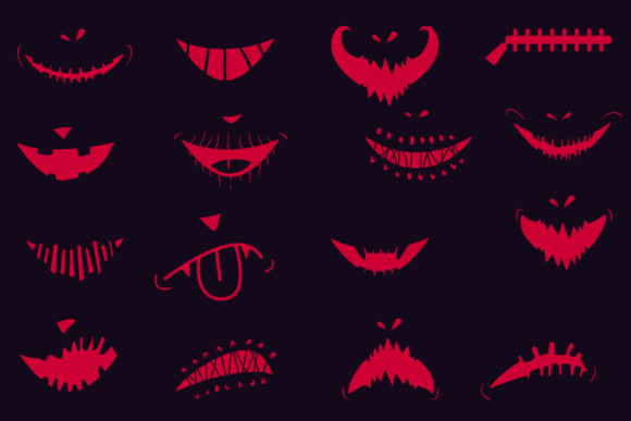 16x Halloween Masks SVG Cut Files 1
