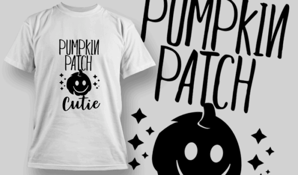 Pumpkin Patch Cutie T Shirt Typography 2273 1