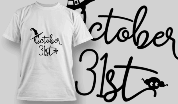 October 31St T Shirt Typography 2278 1