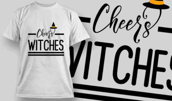 Cheers Witches T Shirt Typography 2284 1