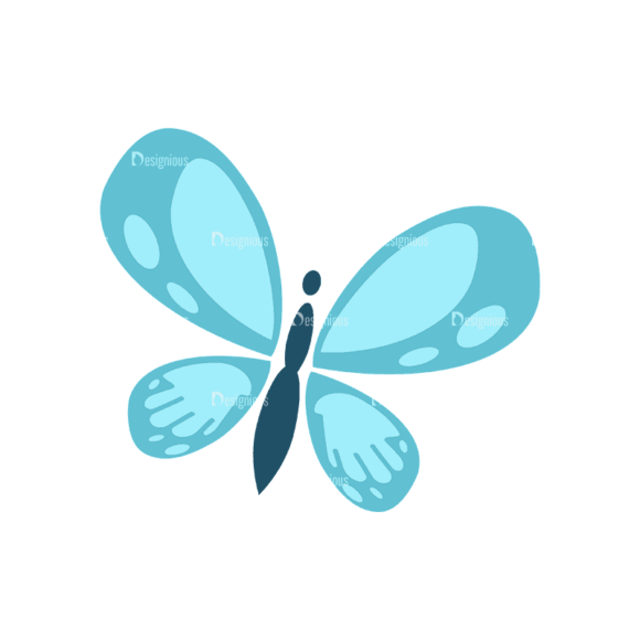 Gardening 2 Butterfly Svg & Png Clipart 1