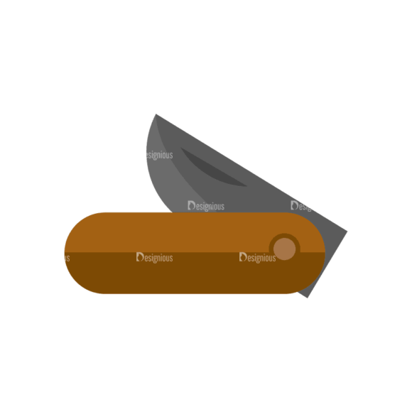 Hiking Camping Penknife Svg & Png Clipart 1