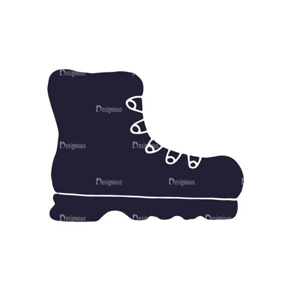 Mountain And Hiking Set 2 Shoes Svg & Png Clipart 1
