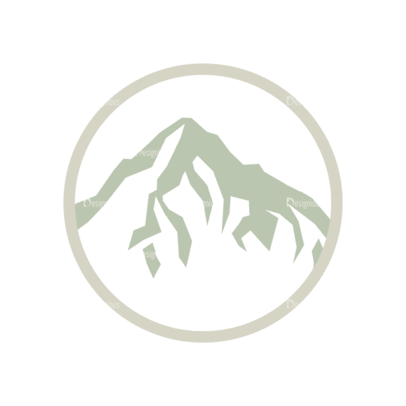Mountain Climbing Set 1 Logo 02 Svg & Png Clipart 1
