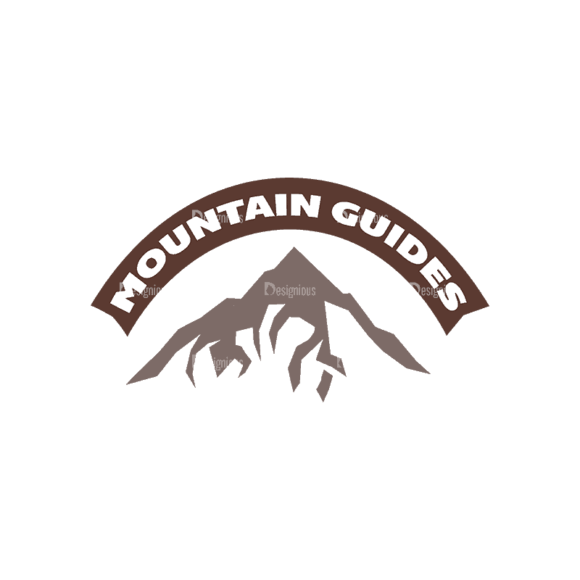 Mountain Climbing Set 1 Logo 03 Svg & Png Clipart 1