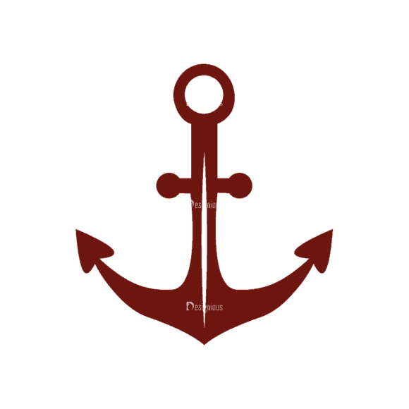 Nautical Symbols Set 1 Anchor Svg & Png Clipart 1