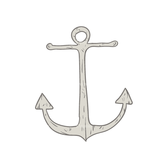 Nautical Elements Set 2 Anchor Svg & Png Clipart 1