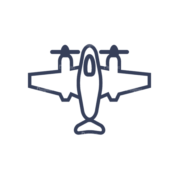 Planes Set 1 Airplane 10 Svg & Png Clipart 1