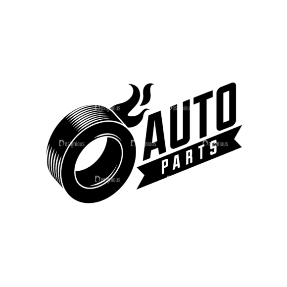 Retro Car Labels Set 1 Logo 03 Svg & Png Clipart 1