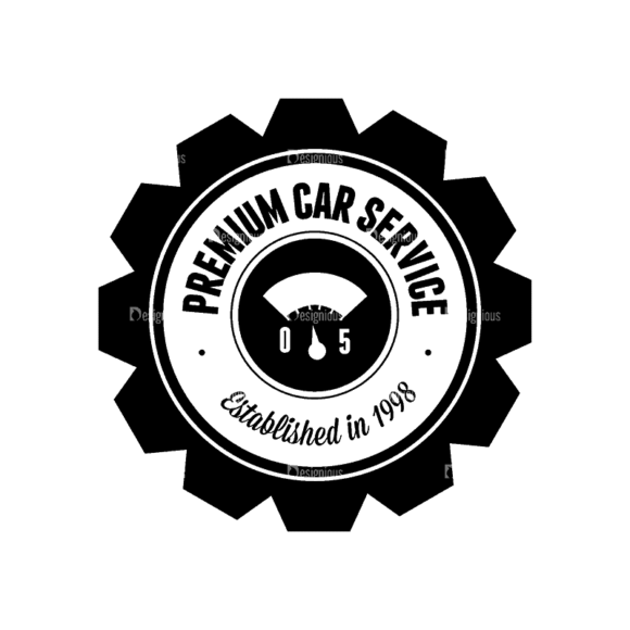 Retro Vintage Car Labels Set Logo 03 Svg & Png Clipart 1