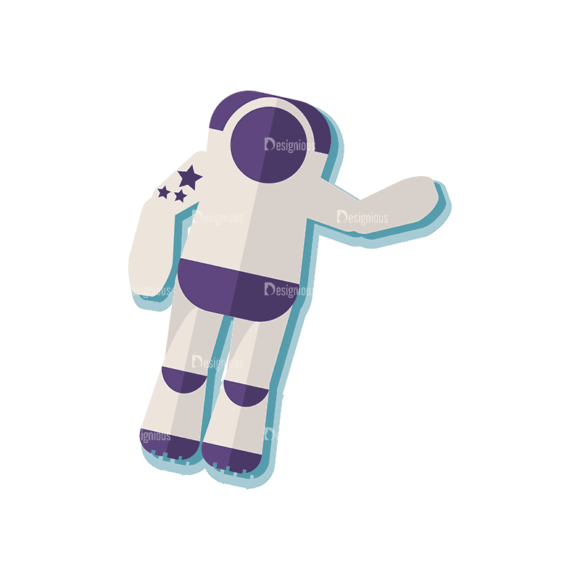 Space Exploration Set Astronaut Svg & Png Clipart 1