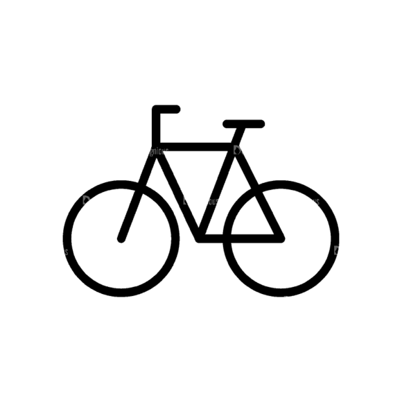 Travel Icons Set 4 Bicycle Svg & Png Clipart 1